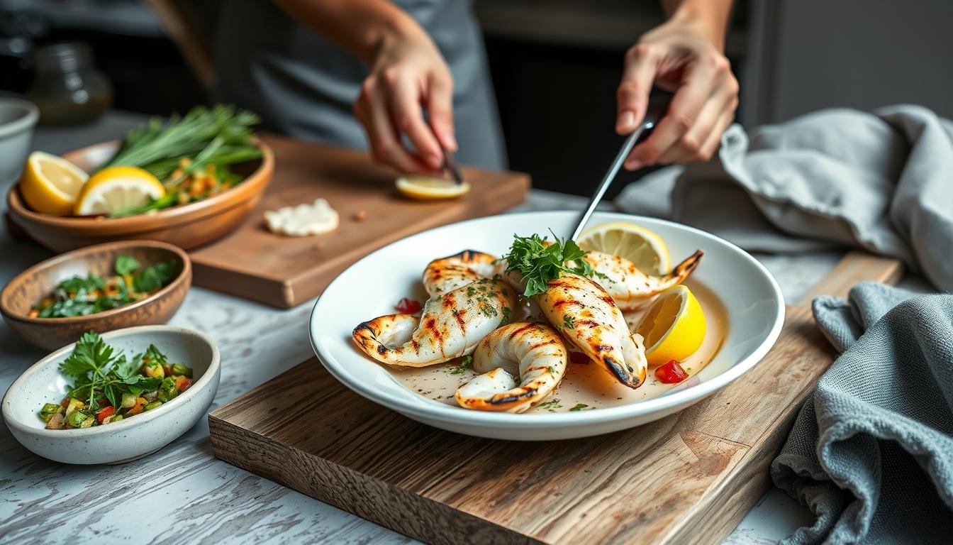 Quick weeknight dinner prepared in a home kitchen