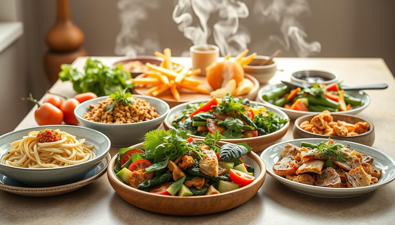 Fresh ingredients and home cooking inspiration